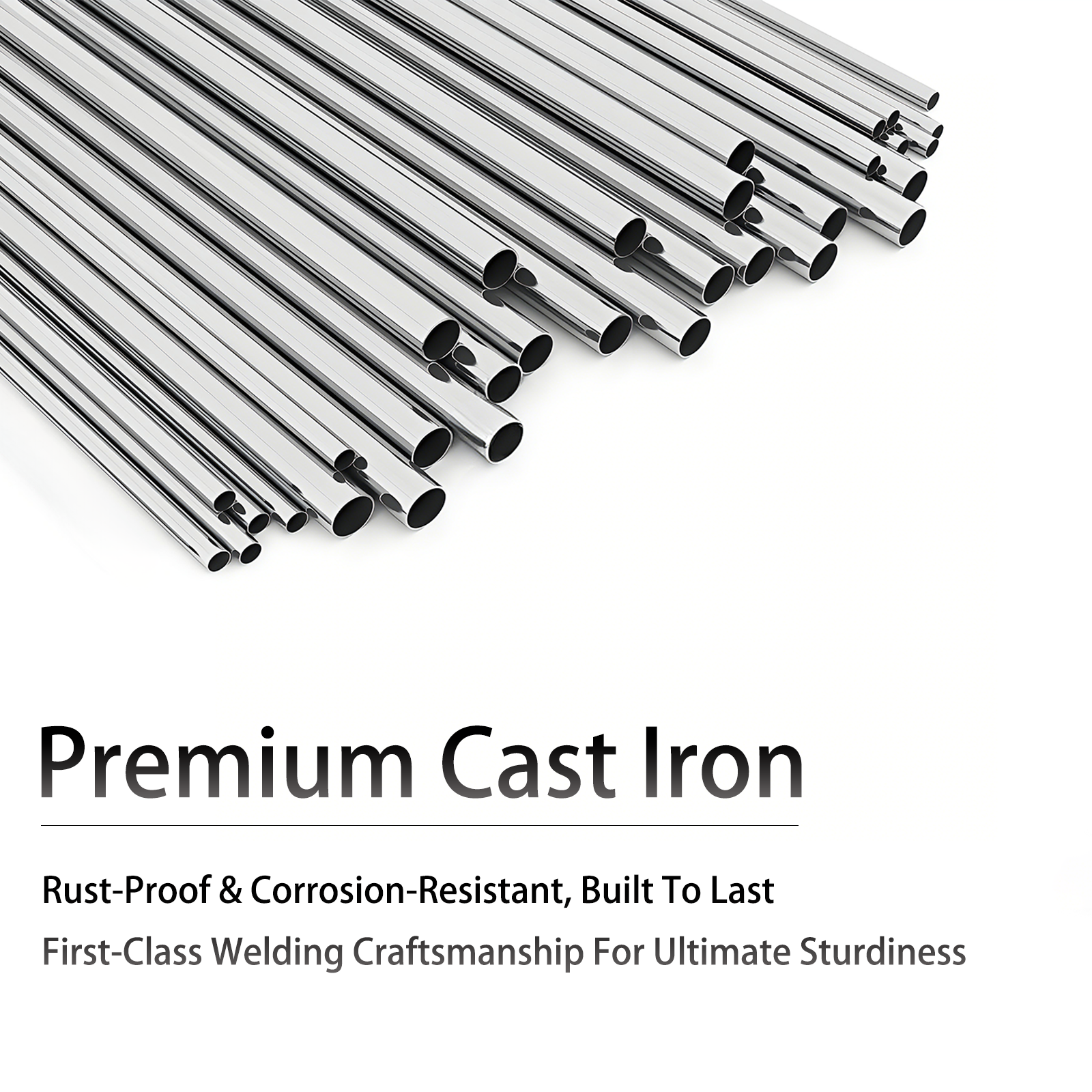 Close-up of a STECHHOMES Oval Column Radiator showing the  premium steel construction