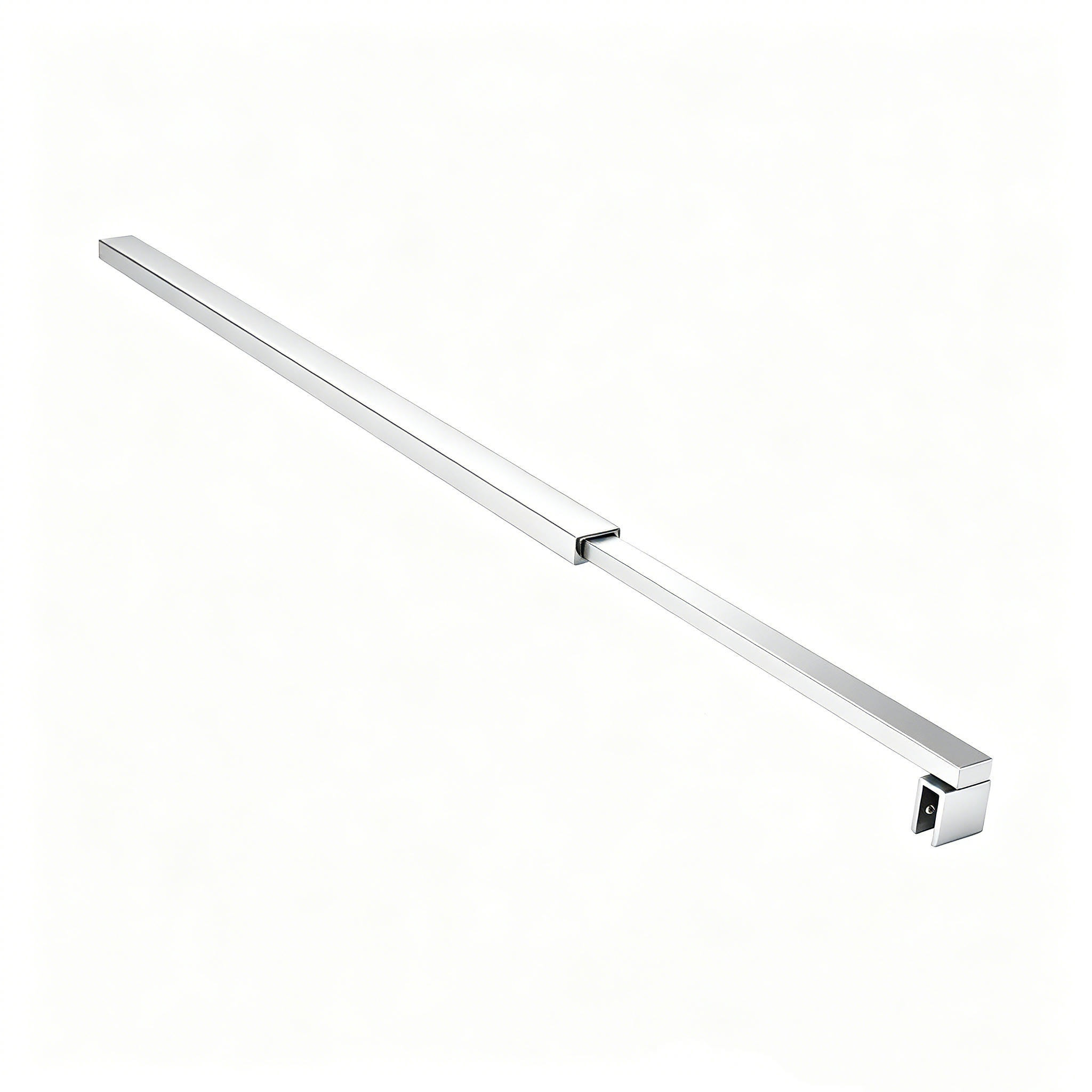 STECHHOMES  Walk in Shower Screen Support Bar Telescopic For 6-8mm Glass Panel