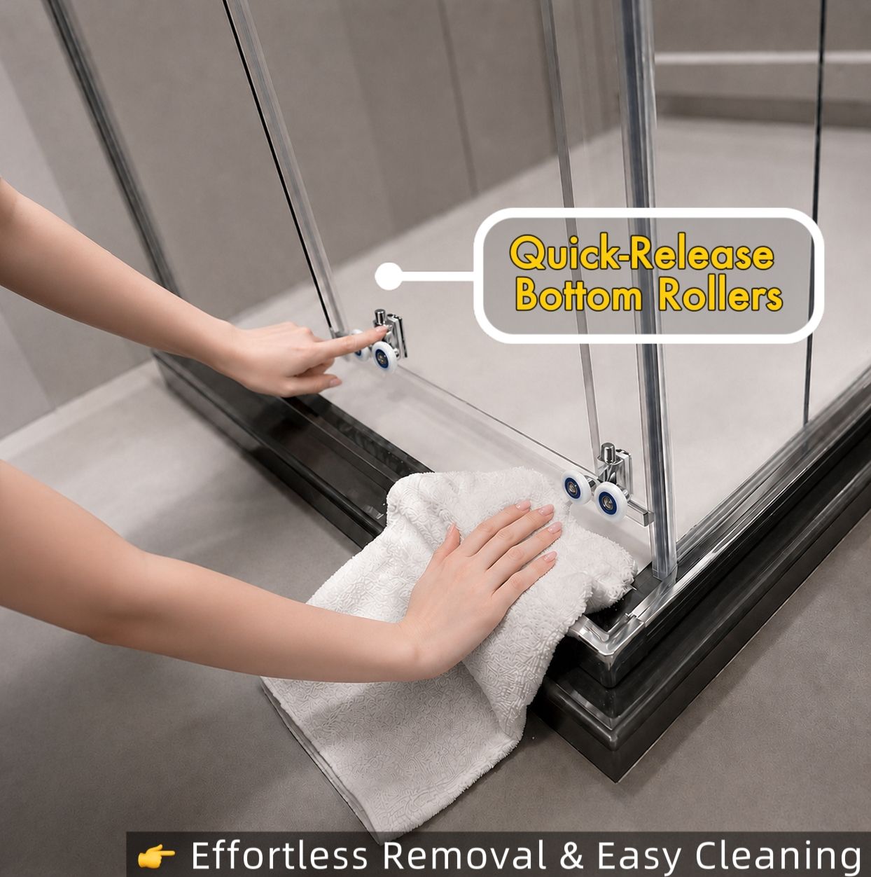 ZL bottom release roller