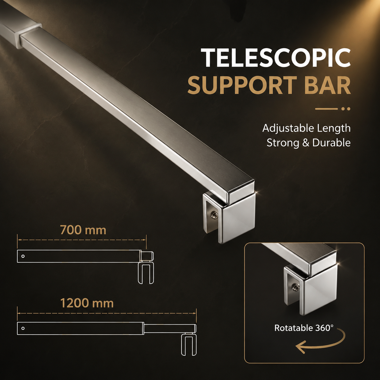 walk in support bar -new 