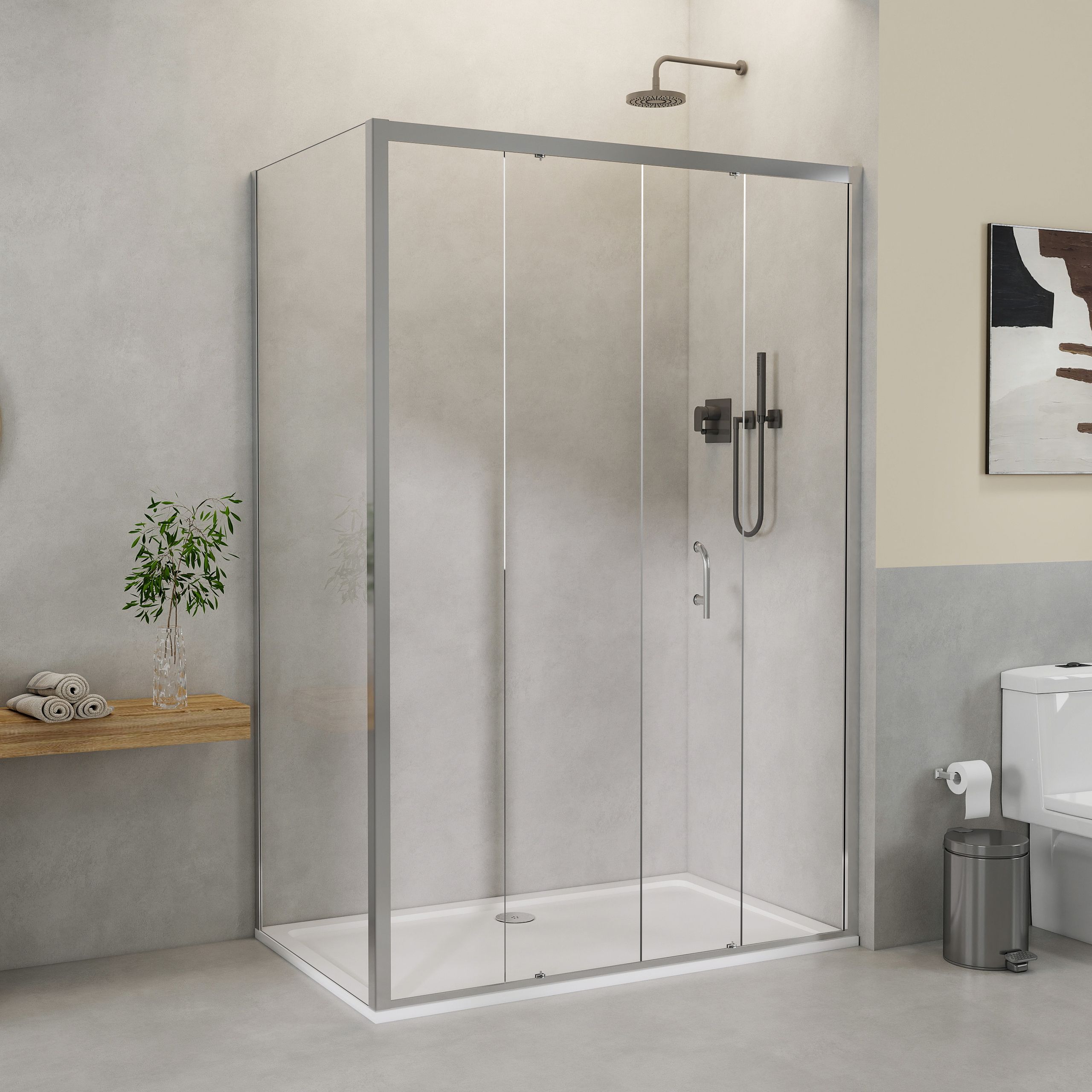 ZLdoor with side panel -half opening.
